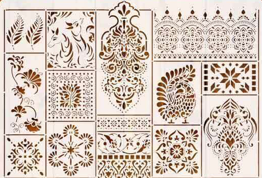 شابلون لیپان طرح 7