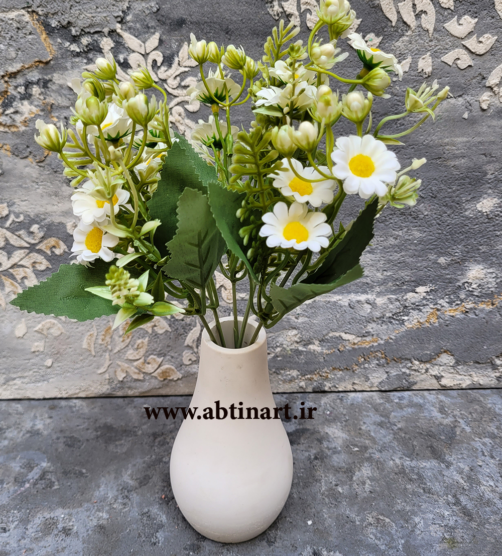 بوته گل مصنوعی بابونه