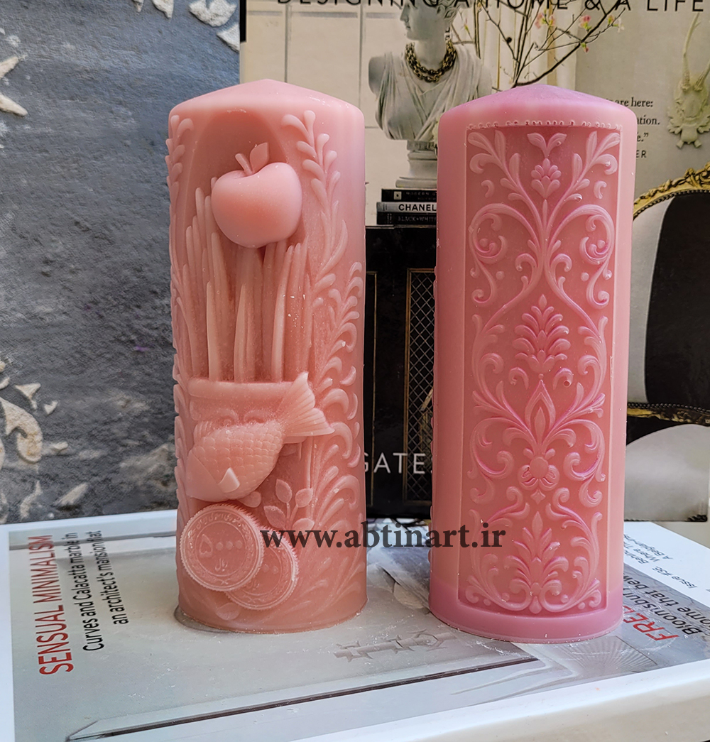قالب سیلیکونی استوانه عطر بهار شماره 1