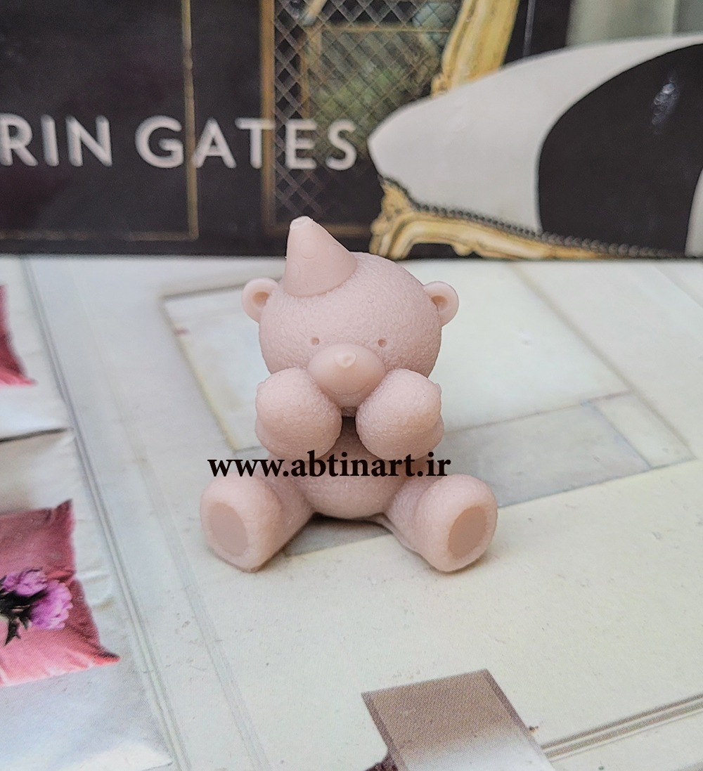 قالب سیلیکونی تدی کلاه دار