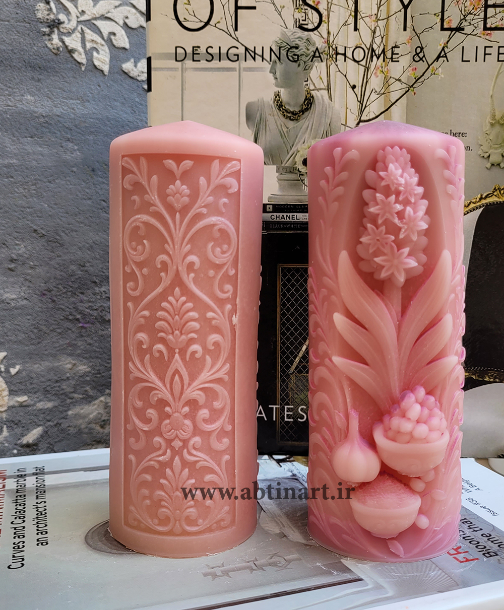 قالب سیلیکونی استوانه عطر بهار شماره 2