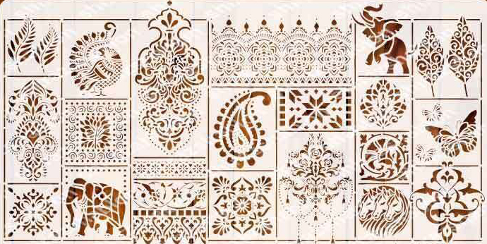 شابلون لیپان طرح 3
