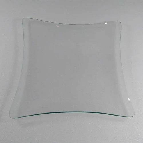 ظرف شیشه ای مربع هلالی
